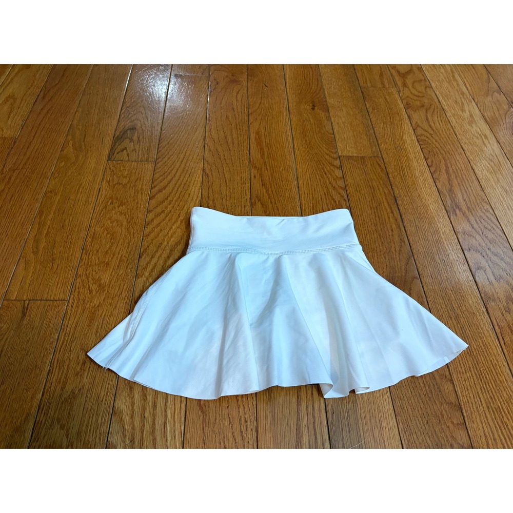 NWOT Old Navy Active Girls White Powersoft Go-Dry Cool Athletic Skort Size S 6-7